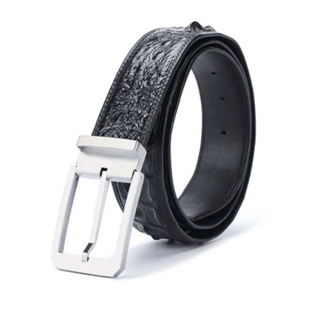 madun new crocodile men belt  No stitching male belt