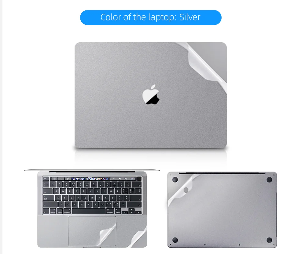 Full Body Matte Clear Sticker Decal for MacBook Pro 16 M3 M1 A2485 14