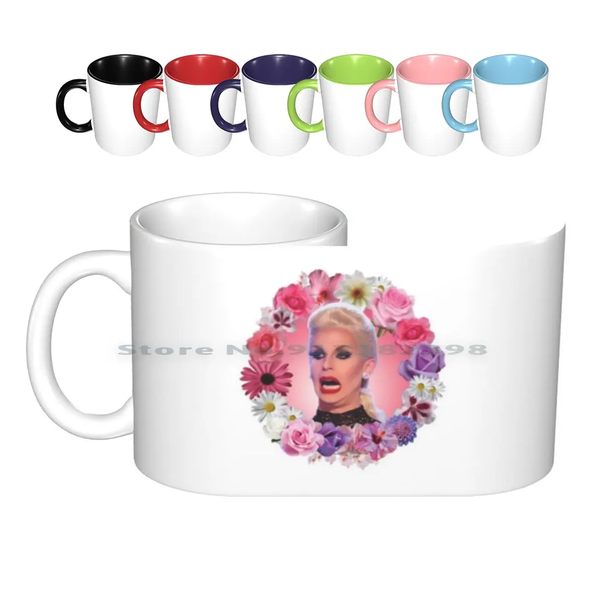 Shocked Katya Zamolodchikova - Rupaul's Drag Race Ceramic Mugs Coffee Cups Milk Tea Mug Katya Zamolodchikova Drag Race Rupaul