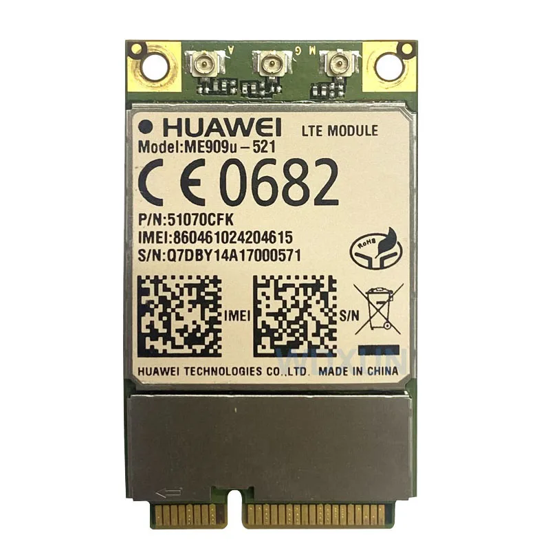 ME909U-521 Fesse persévérance Mini pcie 4G Soutien WCDMA GPS Message vocal 101B1/B2/v1./ B5/B7/B8/B20