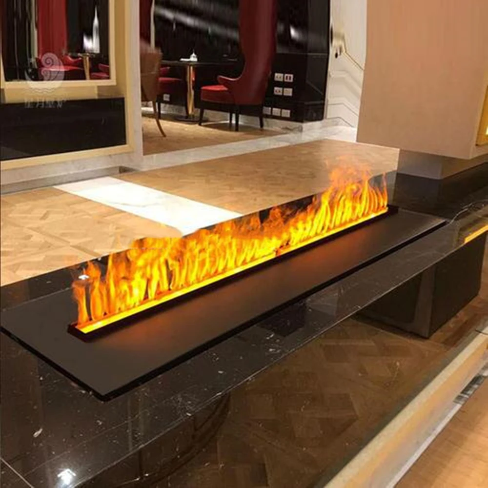 

1000 MM L Auto Fill & Drain 3 D Flame Electric Water Vapor Steam Fake Fireplace