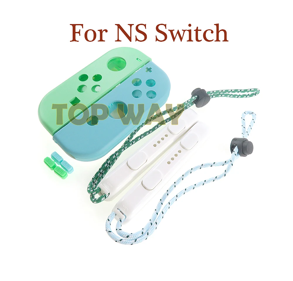 

Replacement Housing With Full Set Button For Nintendo Switch Animal Crossing Special Edition Joy Con Wrist Strap SL SR Buttons