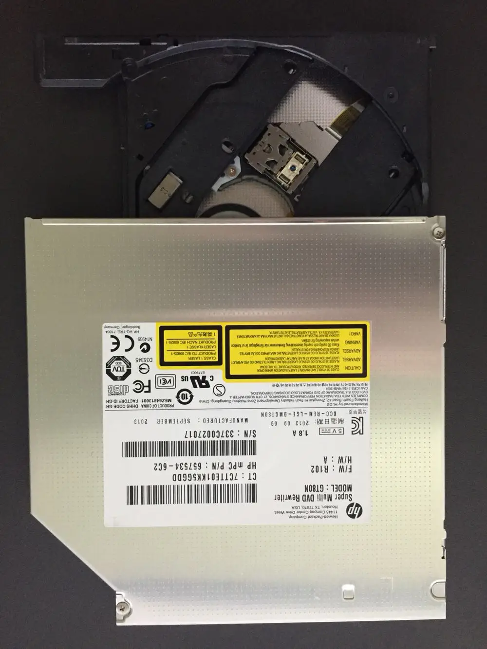 HL GT60N GT50N GT30N GTBON 듀얼 레이어 8X DVD RW DL 버너 24X CD-R 라이터, 12.7mm SATA 트레이 노트북 내장 광학 드라이브, 신제품