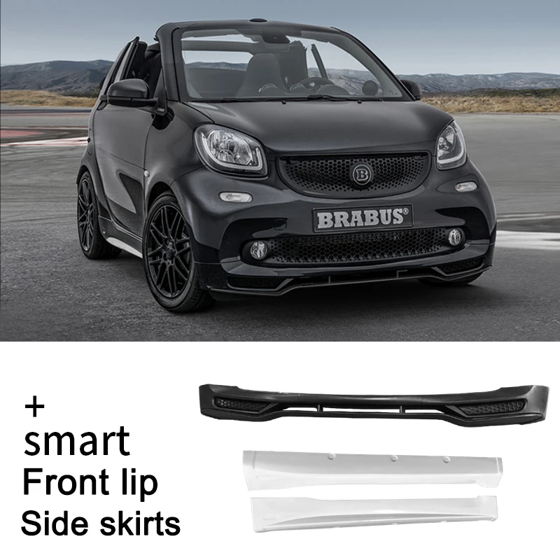 Front bumper front lip Side skirts For Smart 453 fortwo surround Modification decoration Accessories