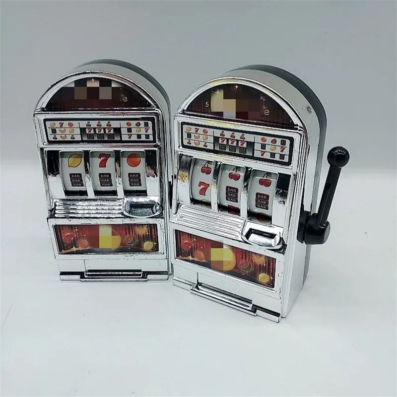 Lucky Jackpot Mini Slot Machine Antistress Toys Games for Children Kids Safe Machine Bank Replica Funny Gag Toys Christmas Gifts