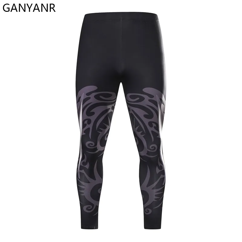 Pantaloni a compressione ganananr calzamaglia da corsa da palestra Leggings da uomo abbigliamento sportivo Fitness Sport Sexy basket Yoga