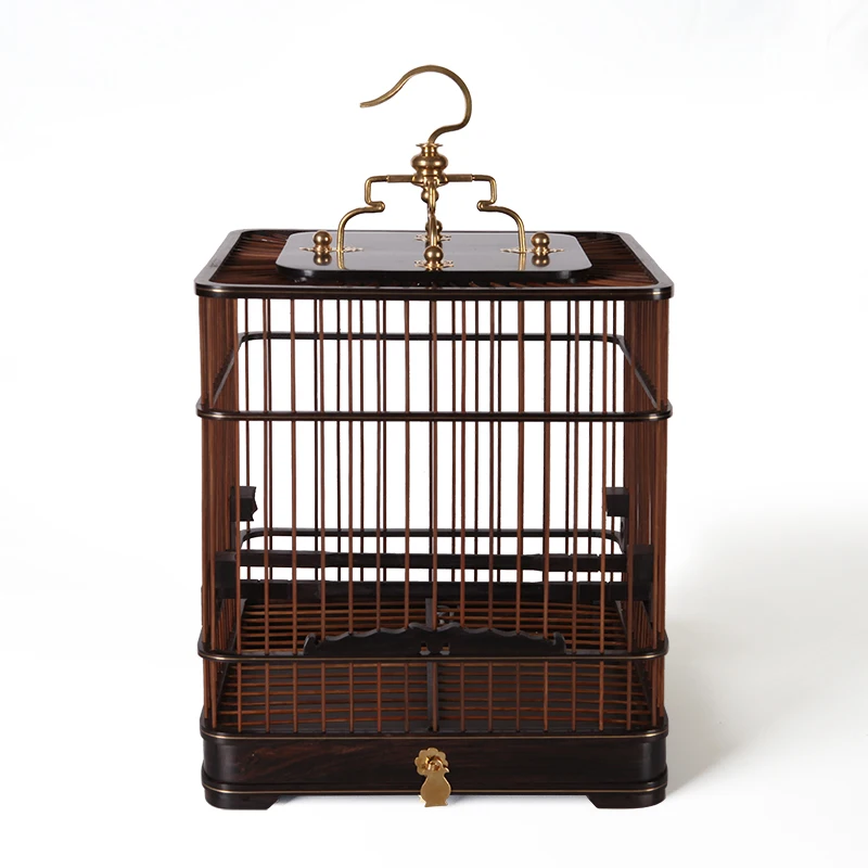 New Chinese Style Decoration Bird Cage Home Soft Decoration Decoration Model Room Study Exquisite Bird Cage