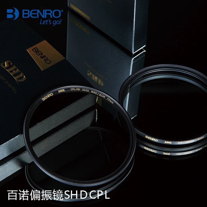 Benro 49mm 52mm 58mm 62mm 67mm 72mm 77mm 82mm  Filter SHD CPL SLIM Filters Waterproof Circular Polarizer Filter