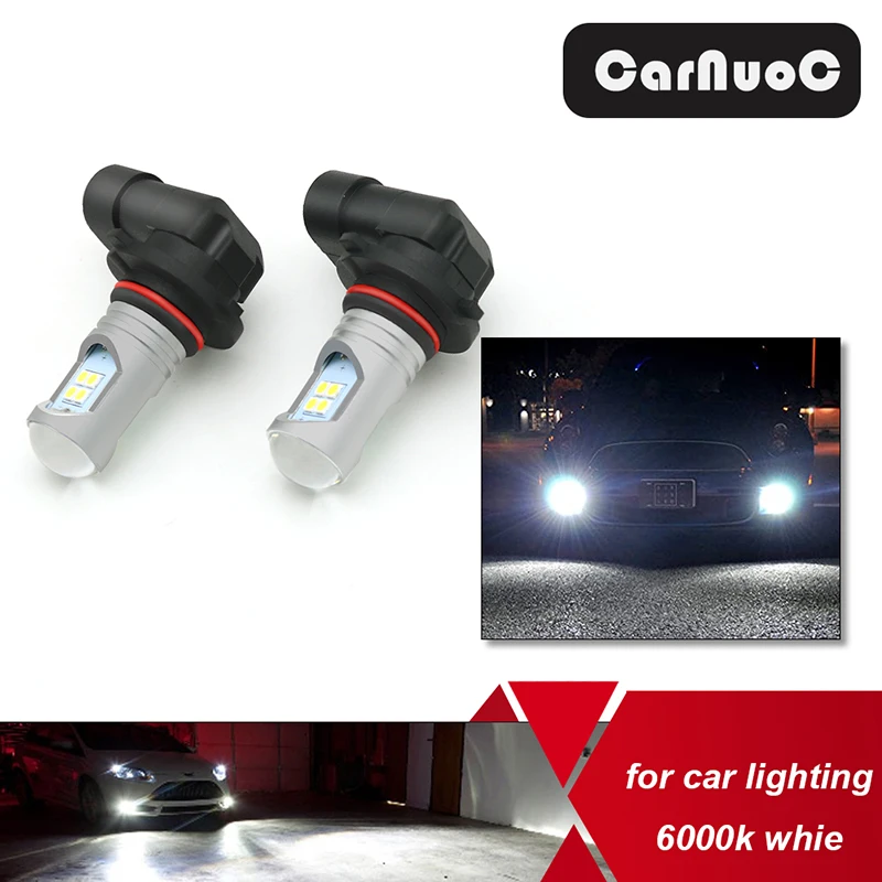 2pcs H8 H11 LED Fog Lights Bulb 9005 9006 Error Free 12V Car DRL Lamp Canbus For Mercedes Benz W203 W211 W204 W210 W124 AMG