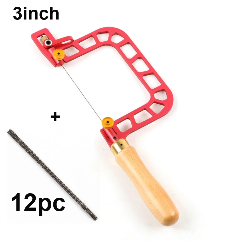 3" 4" Zoll Multifunktions-Drahtzugsäge für Holzarbeiten + 12 Sägeblätter – Detail 1