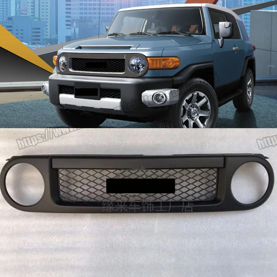 FOR TOYOTA FJ CRUISER 2007-2014 Black FRONT GRILLE OFF ROAD Painted Grille