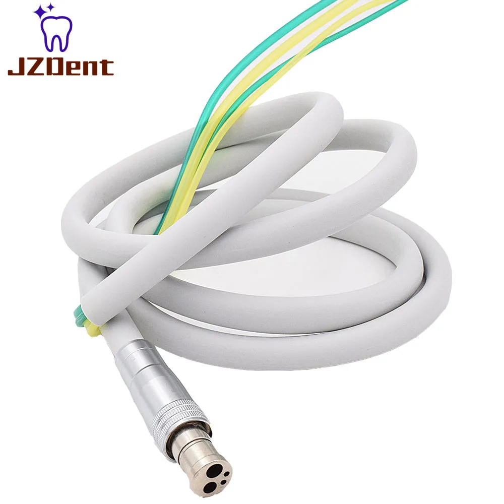 

Dental 4 Holes Hose Tubding Cable Handpiece Silicon Tube with Connector Unit Accessory For Air Turbine Motor Dentist Materials