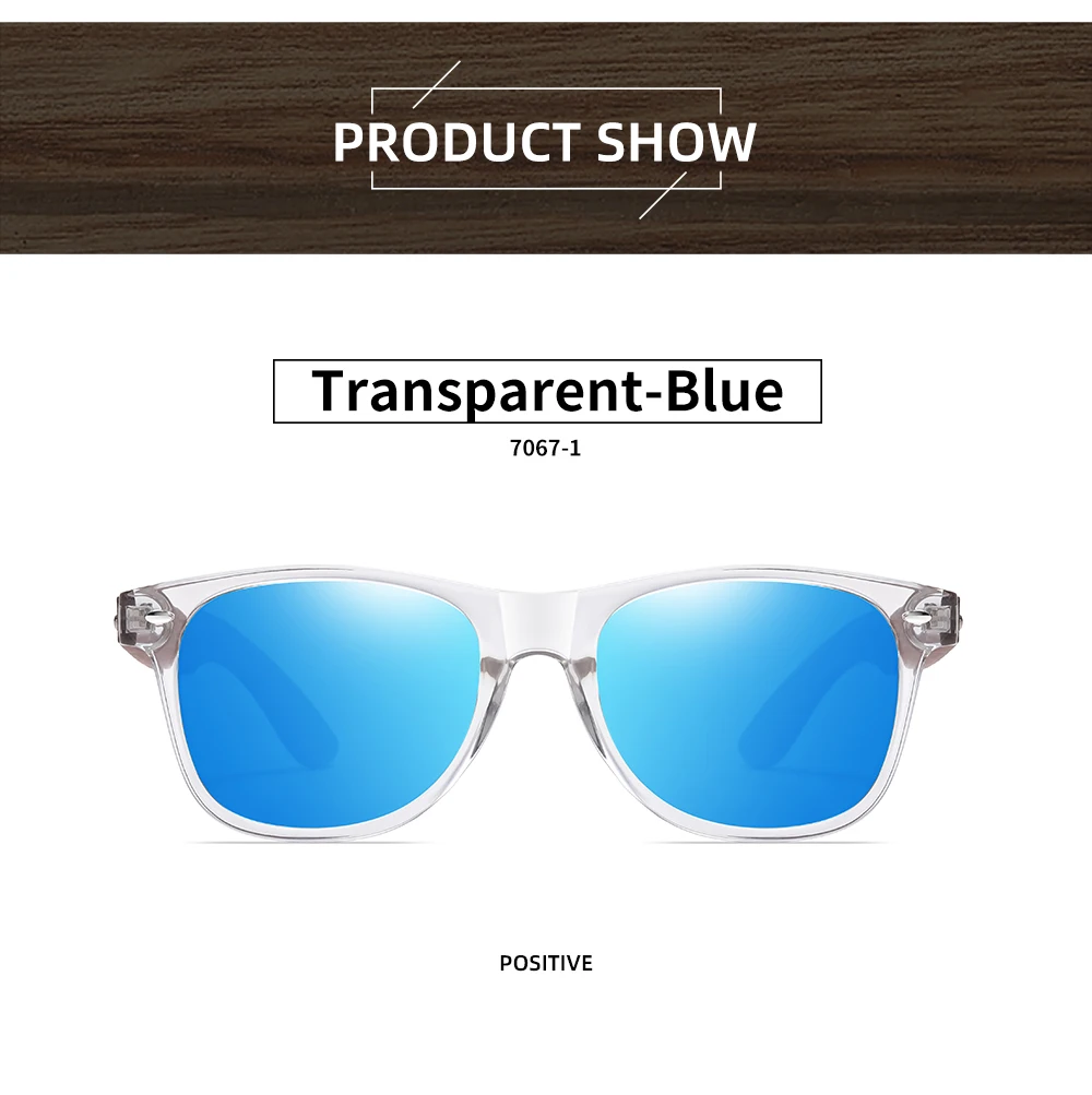GM Marke Transparente Farbrahmen Sonnenbrille Männer Frauen Polarisierte Zarte Mode Handgemachte Holz Sonnenbrille Mit Box – Detail 7