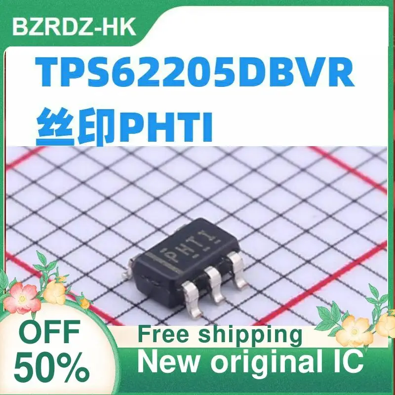 10 piezas TPS62205DBVR TPS62205 PHTI, nuevo IC original