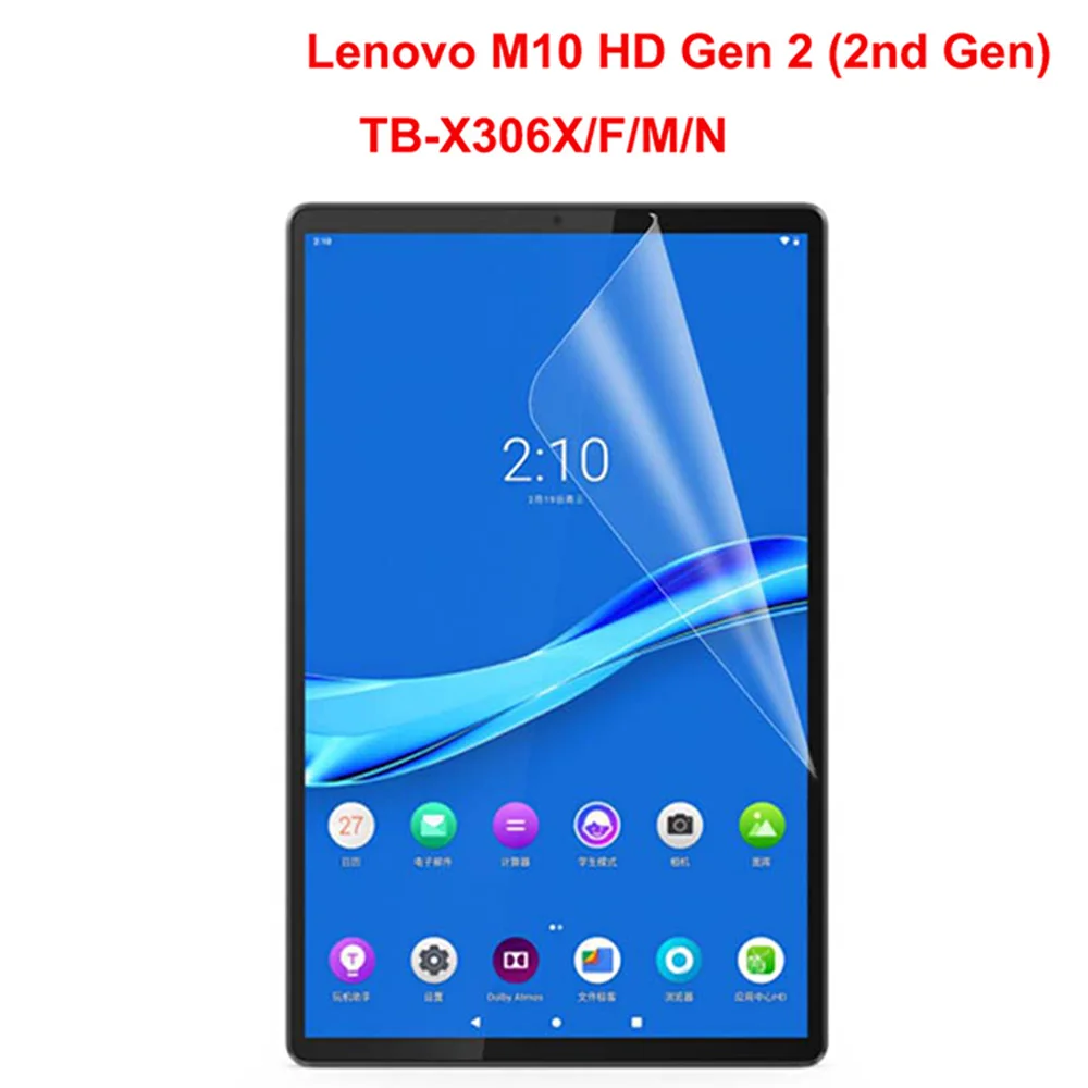 

3 PCS PE soft screen protector for Lenovo Tab M10 HD Gen 2 (2nd Generation) TB-X306F TB-X306X M N 10.1'' protective film