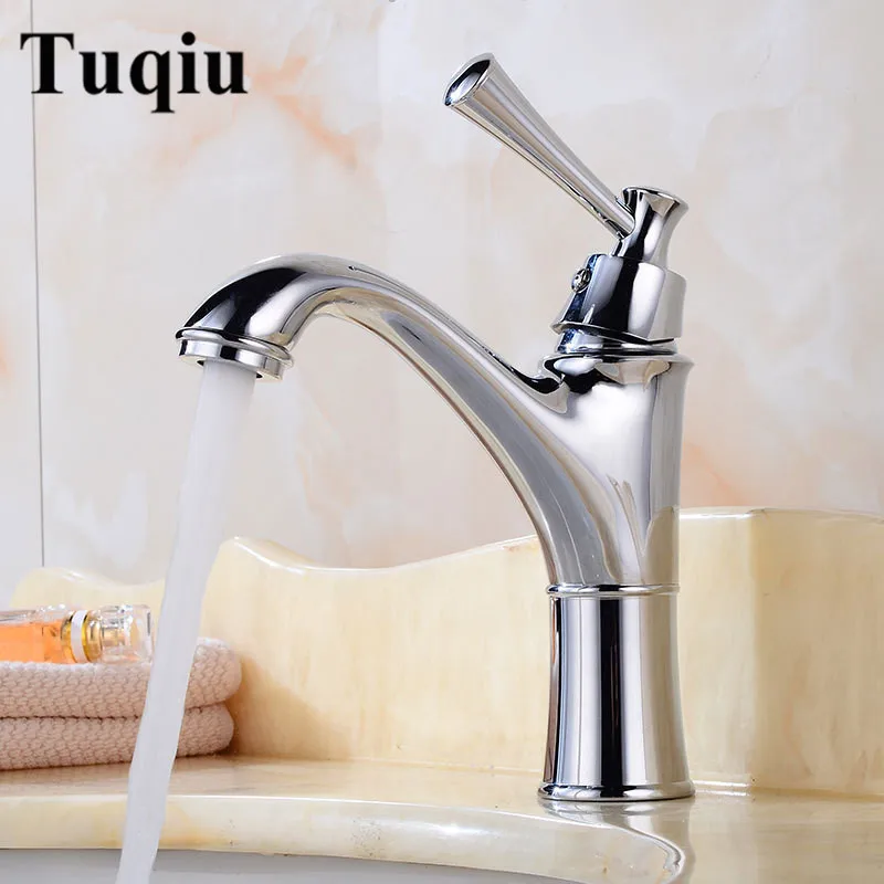 

Vidric Basin Faucet hot and cold Sink Faucet Chrome single lever Wash Faucet Lavatory Mixer Crane bathroom sink faucet basin ta