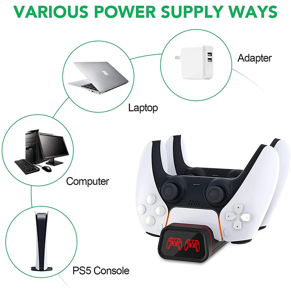 Nieuwe Controller Opladen Dock Voor PS5 , Xbox Serie S/X , Nintendo Schakelaar Pro, google Gamepad Charger Stand Station Voeding