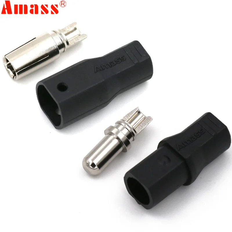 Amass SH4.0 4.0mm Bullet Connector with Protective Sleeves  For RC Battery ESC Motor Helicopter Boat Quadcopter FPV Drone