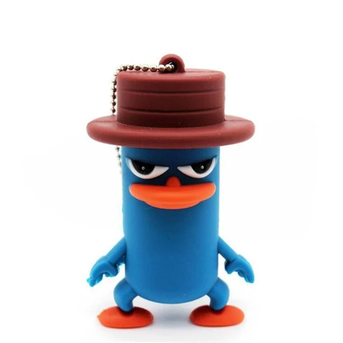 Imagen 2 del producto Dibujos animados Platypus Pendrive 256gb 128gb Usb Flash Drive 32gb 64gb Memoria Flash Disk Memoria Usb Stick Pen Drive Usb 2,0 U Disk