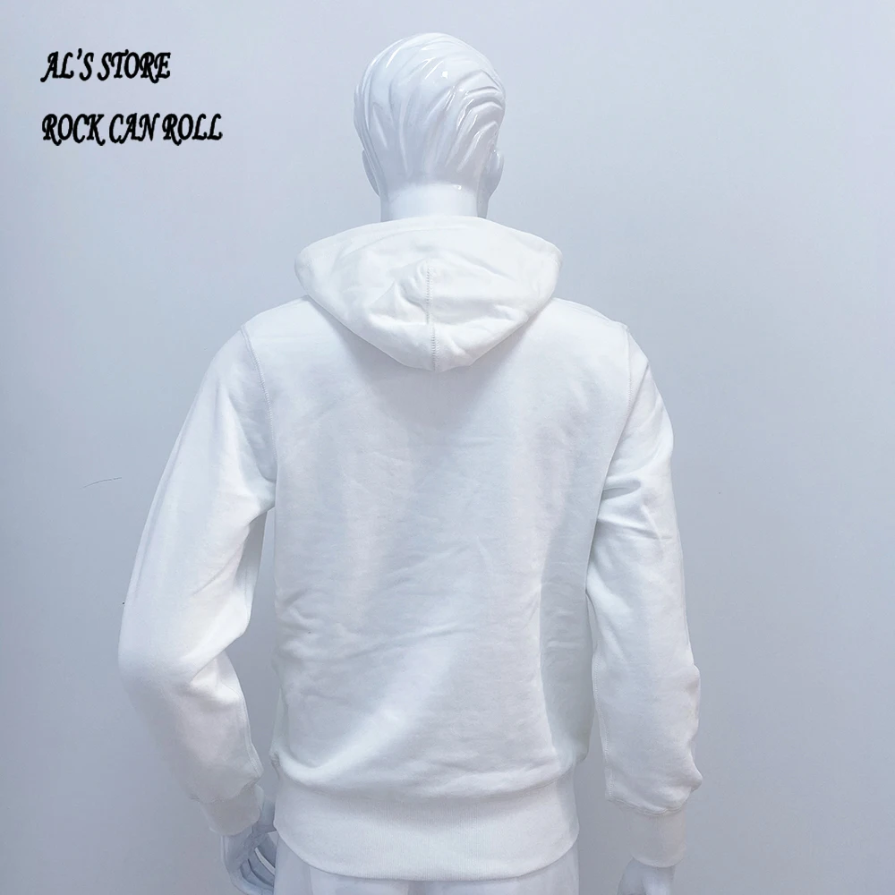 AL6169  RockCanRoll Super Quality Heavy Thick Long Sleeve Pullover Mans Cozy Flexible 400g 14.1oz Cotton Hoodie