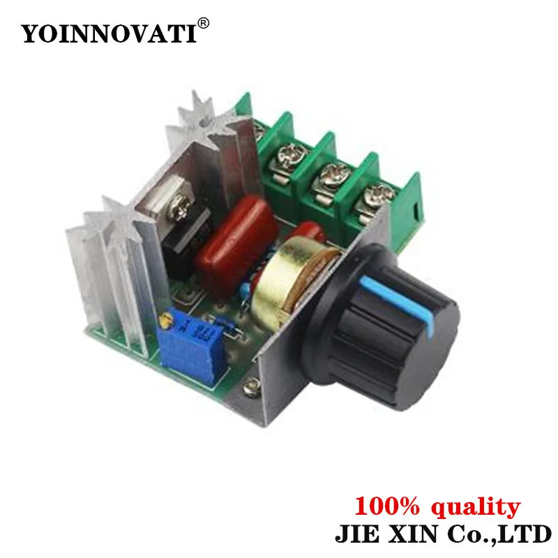 AC 220V 2000W SCR Voltage Regulator Dimming Dimmers Motor Speed Controller Thermostat Electronic Voltage Regulator Module