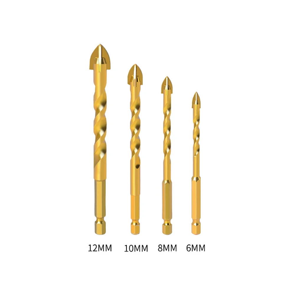 Punta esagonale con intaglio Philips per piastrelle in gres porcellanato triangolo in vetro mattone 6mm 8mm10mm 12mm