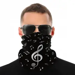Music Set Home Notes Scarves Neck Face Mask Halloween Tube Scarf Balaclava Bandanas Multi-functional Headwear Cycling Camping