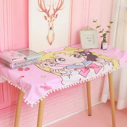 5 Stijl Anime Perifere Sailor Moon Pluche Tafelkleed Kawaii Room Decor Huishoudelijke Producten Water En Olie Proof Cadeaus Voor Meisjes