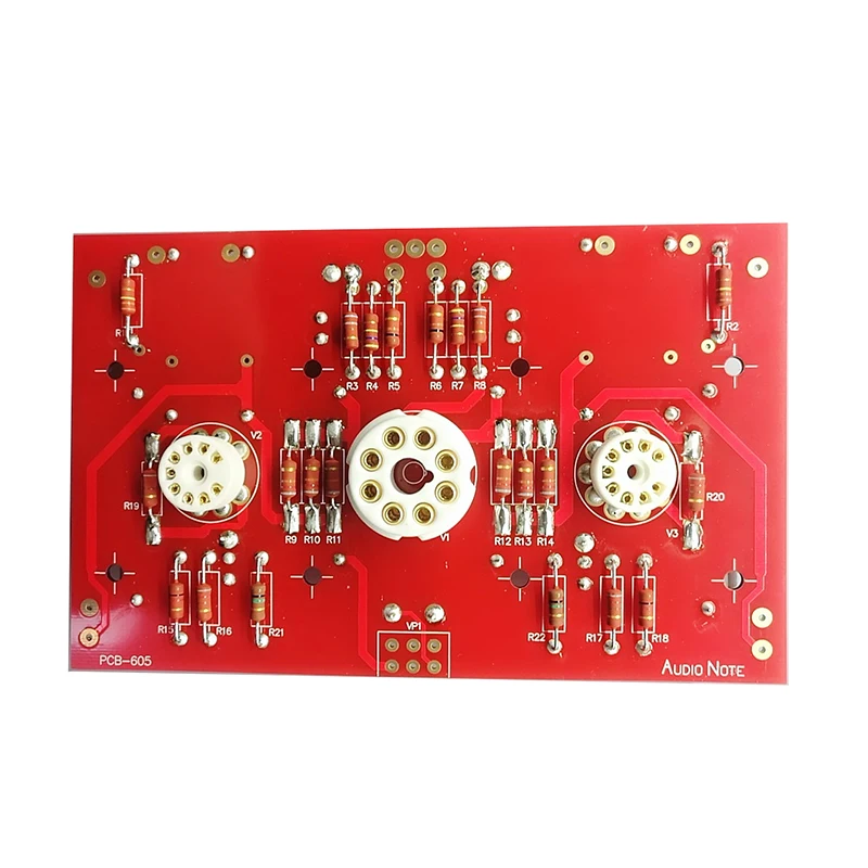 9Pins Tube Holder Socket Ceramic gold-plated bipolar PCB socket tube 12AX7 6N4 ECC83 upgrade Tube power Amplifiier