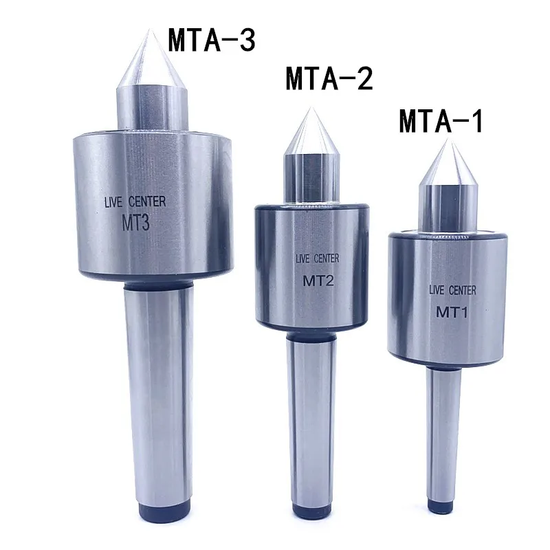 Centro Morse de rotación de torno CNC, centro de torneado Morse, MT1, MT2, MT3, MT4