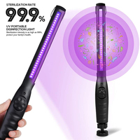 Germicidal Lamp USB Rechargeable Ultraviolet Germicidal Function Lamp LED Portable Disinfection Stick for Hotel Wardrobe