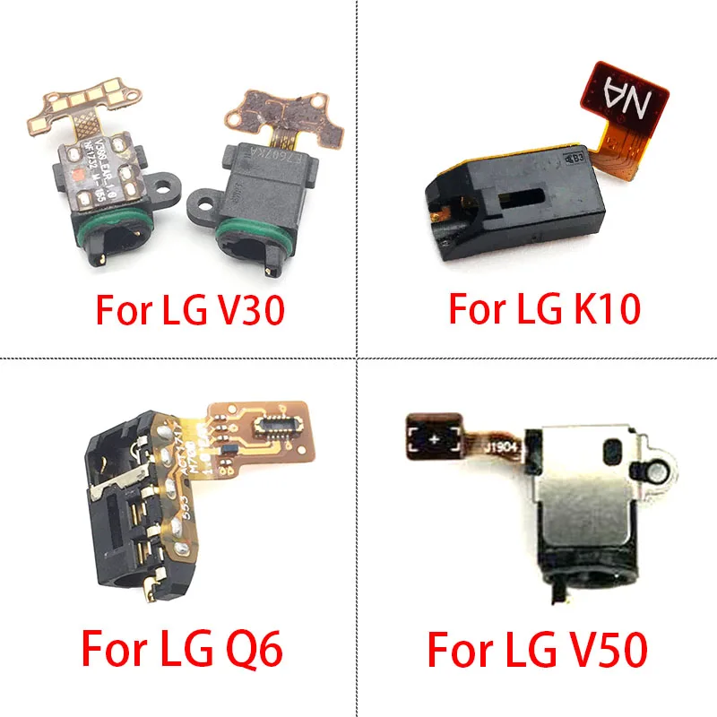 Earphone ear phone Headphone Audio Jack For LG V10 K10 V20 V30 G5 G6 G7 G710 G8 V40 V50 Replacement Parts