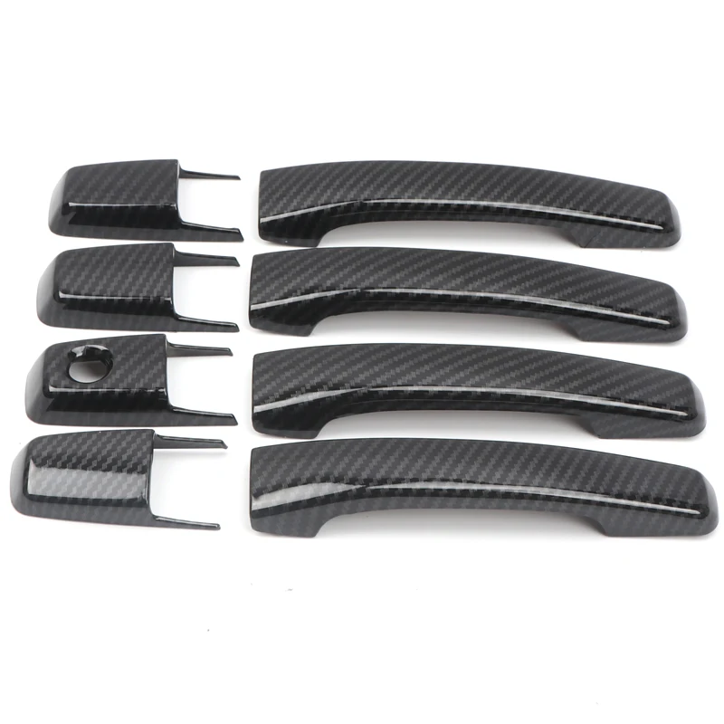Car Accessories For Mitsubishi Pajero V80 V93 V95 V97 V98 2007-2021 ABS Chrome Exterior Door Handle Cover Trim 8pcs