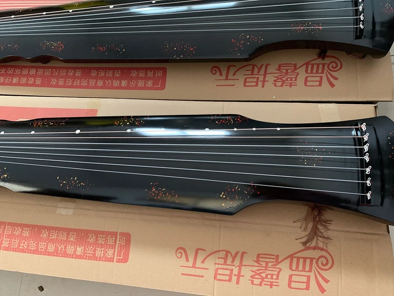 

Chinese Guqin Fuxi /ZhongNi HunDun Style Lyre 7 Strings Ancient Zither Chinese Musical Instruments Zither Guqin Send Study Book