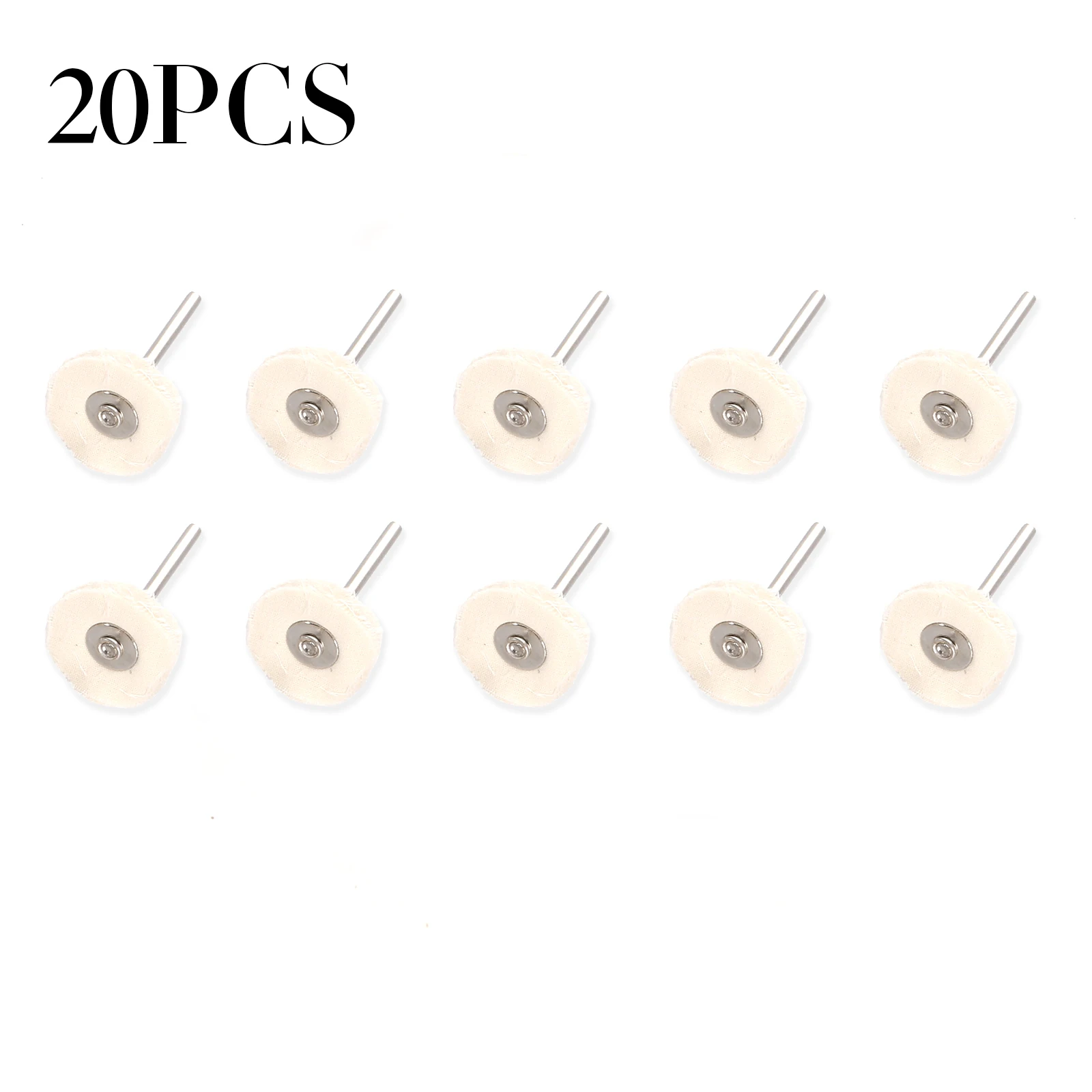 20PCS 25mm Roary Brushes Polishing Pad Buffing Wheel Brushes for Dremel Rotary Tools Grinder Dremel Roary Drill Brush