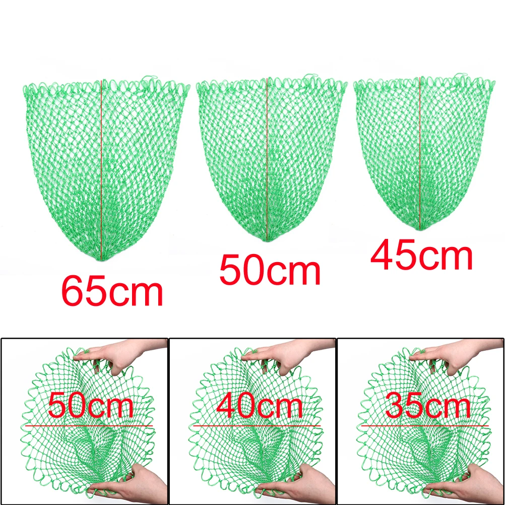 Rhombus Mesh Hole Net New Nylon Fishing Net Green Net  Collapsible Fishing Tools