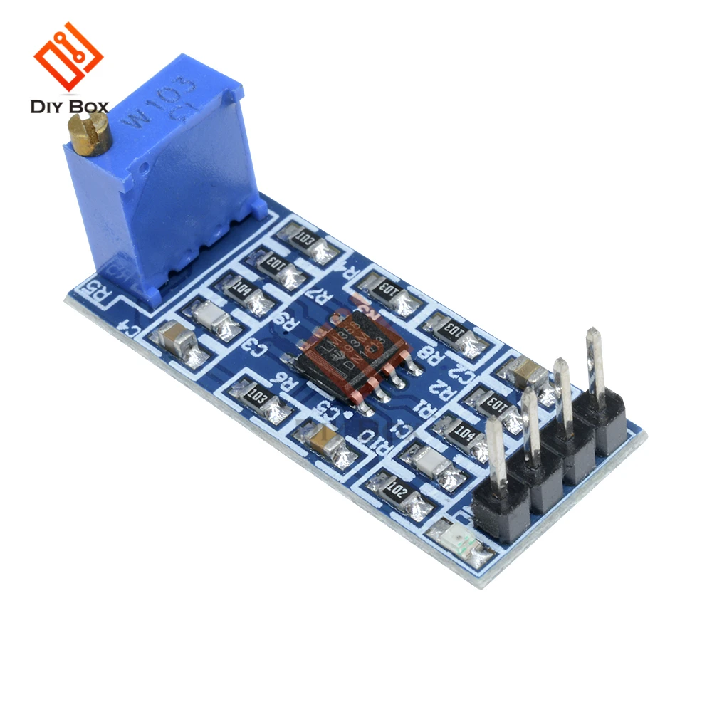 LM358 100 Times Gain Amplification Module Operational Amplifier Sound Speaker Signal Amplification volume control stereo