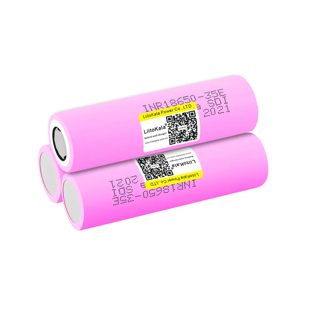 liitokala 18650 3500mAh 13A discharge INR18650 35E INR18650-35E 18650 battery Li-ion 3.7v rechargable Battery