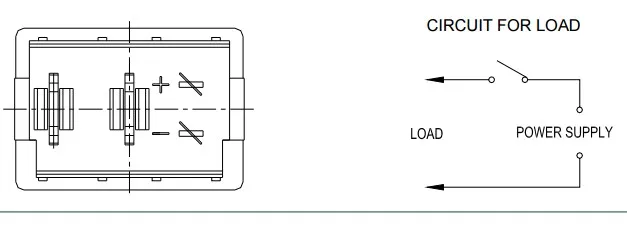 R19A-interruptor basculante de 2 velocidades y 2 pies, dispositivo de alimentación de 15x21 con luz roja y verde, 6A