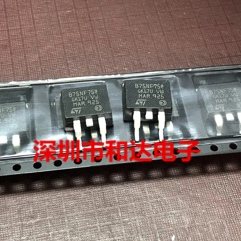 

5 шт. B75NF75 STB75NF75 TO-263 80V 75A