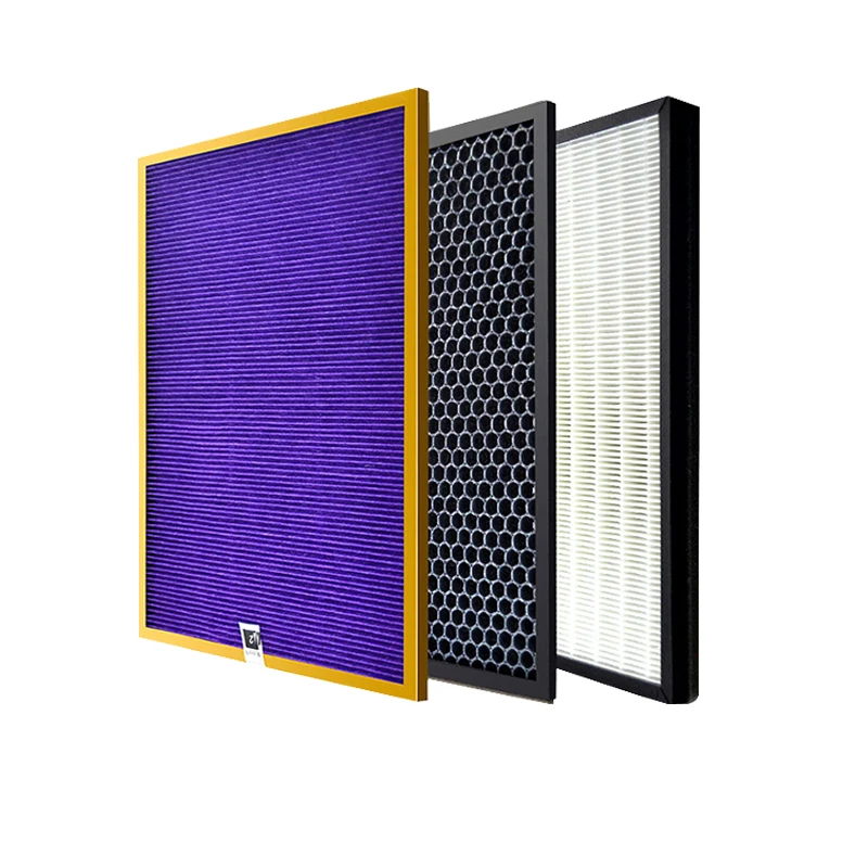 Filtre de remplacement pour Philips AC4121 AC4123 AC4124, 3 pièces, filtre hepa et filtre à charbon actif pour purificateur d'air AC4002 AC4004 AC4012