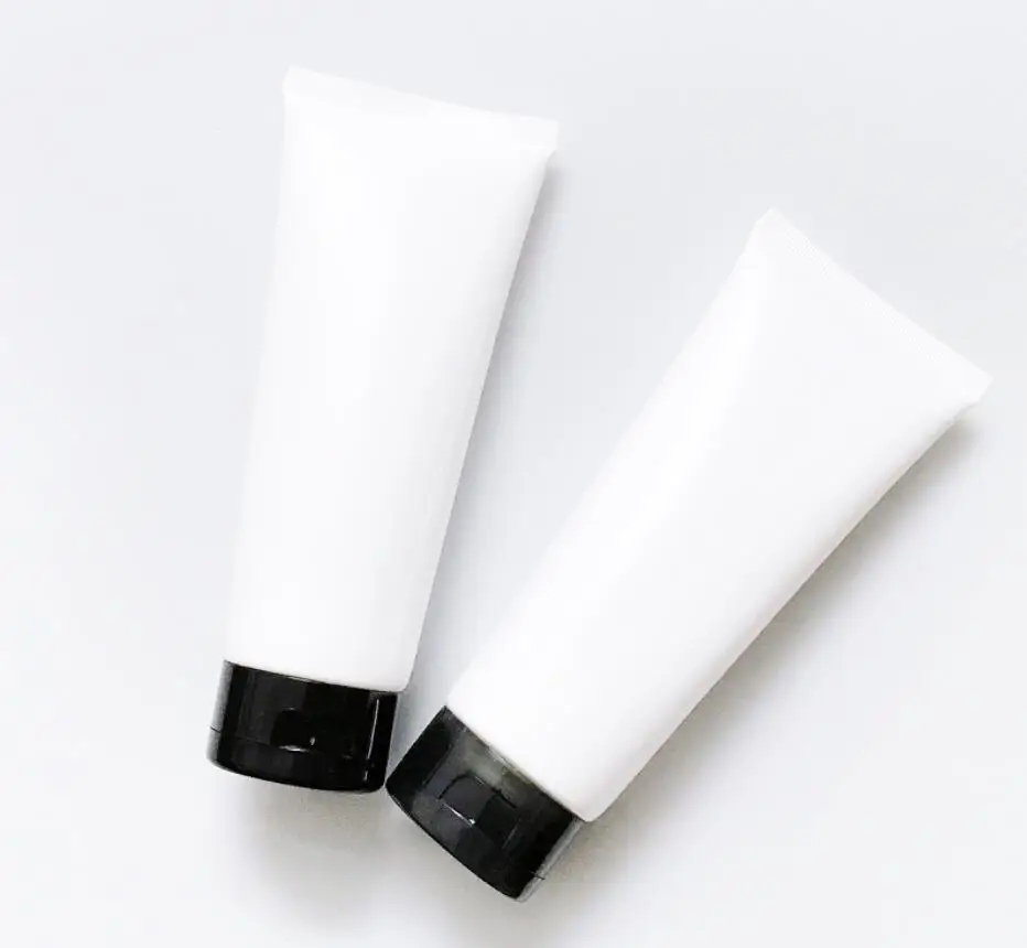 150ml white soft tube for mildy wash tube/butter/hand cream/mask cream/night cream/moisturizer/essence plastic tube