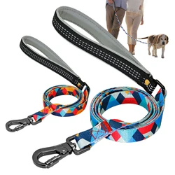 Soft Durable Dog Leash 1.4M Pet Leash Walking Training Lead Rope Nylon Cats Dogs Leashes Strap Belt for Small Medium Large Dog