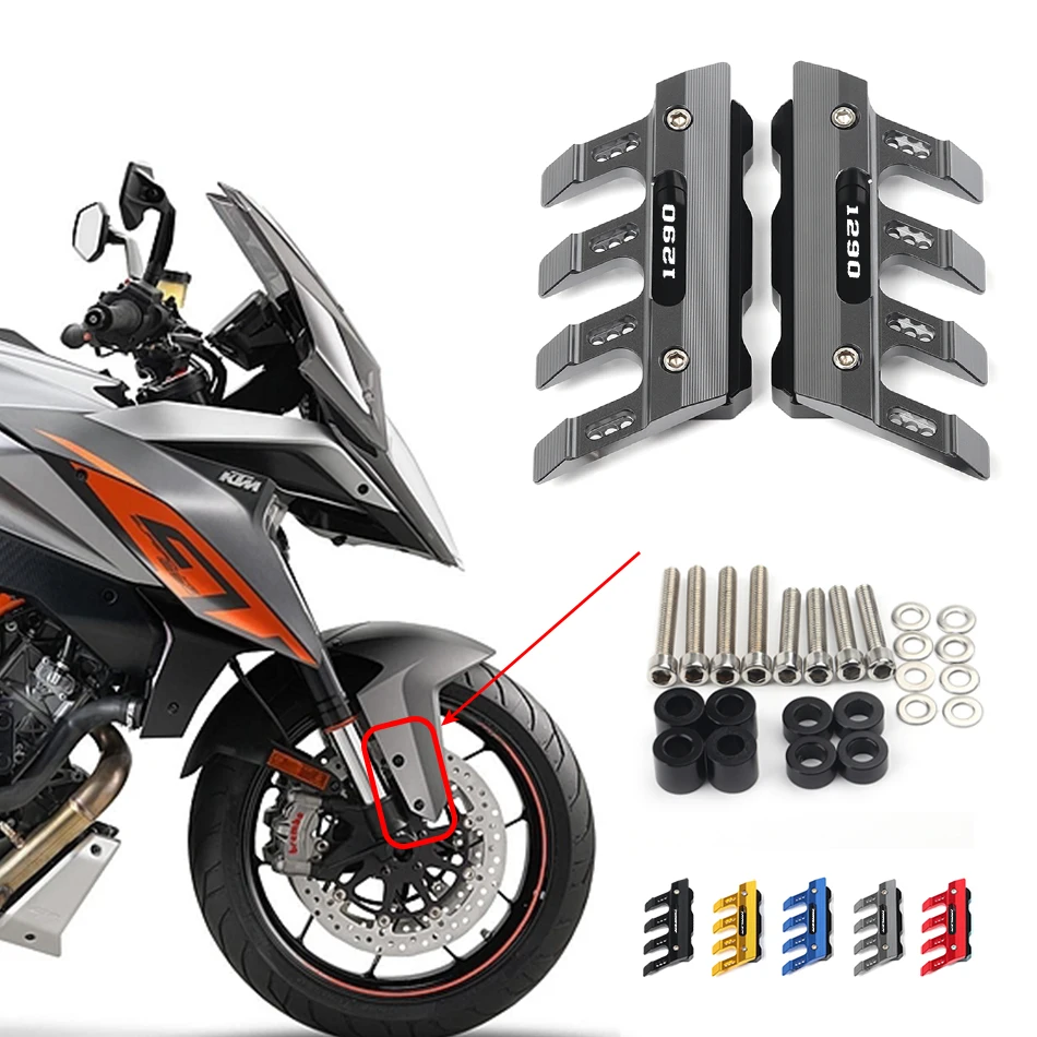 

For KTM (1290 Super duke gt) (1290 Super duke) Motorcycle CNC Accessories Mudguard Side Protection Front Fender Anti-Fall Slider