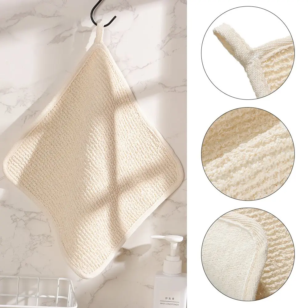 Durable Portable Body Rub Massage Cleaner Washcloth Exfoliating Bath Towel Shower Scrubber Bath Glove