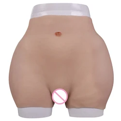 U-Charmmore 8th Generation Silicone Enhancement Pants Hip-Lift Buttocks Fake Vagina With Bloodshot For Transvestite Crossdresser