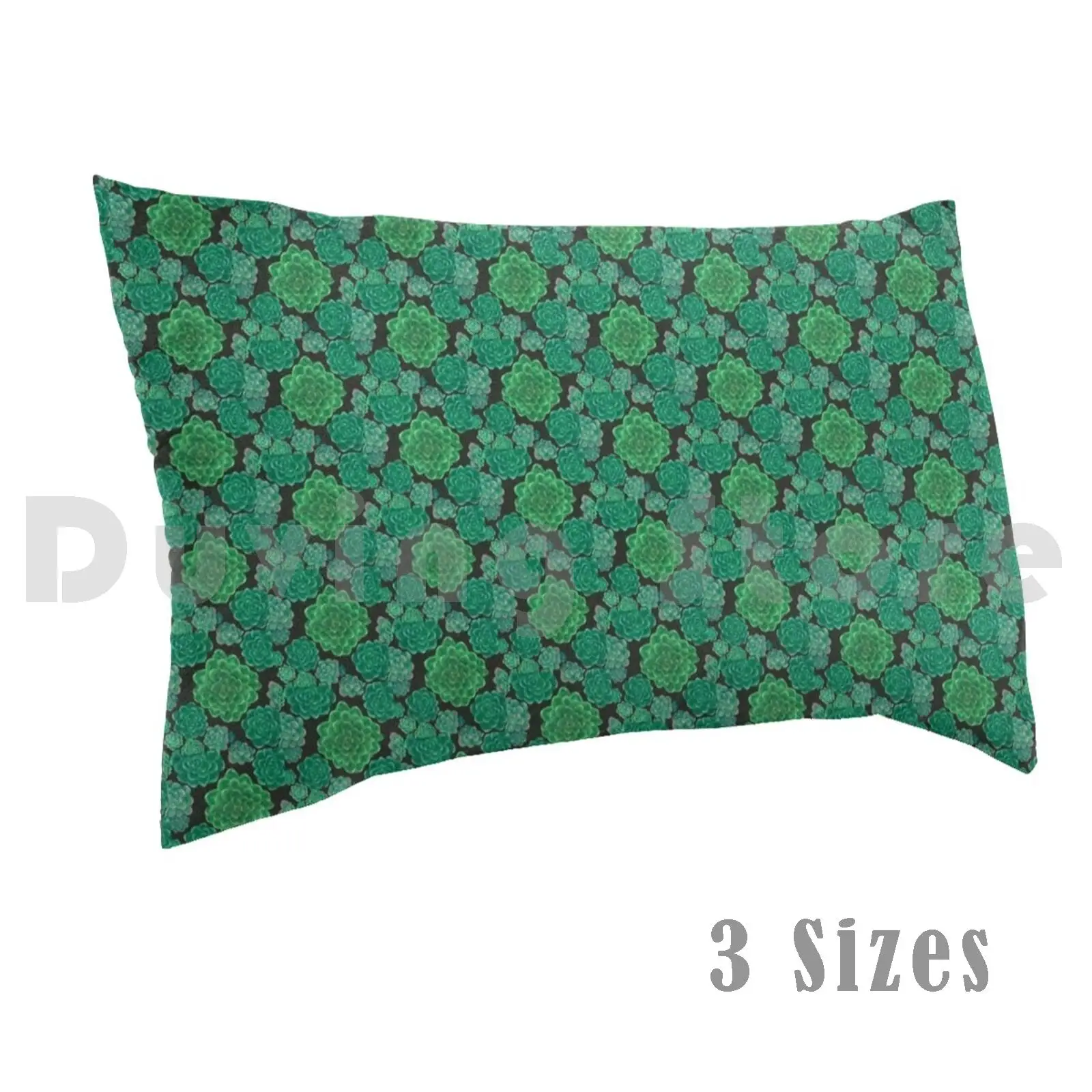 

pillow Case Succulent Medley 1778 Succulent Plant Cottage Core Plant Core Small Business