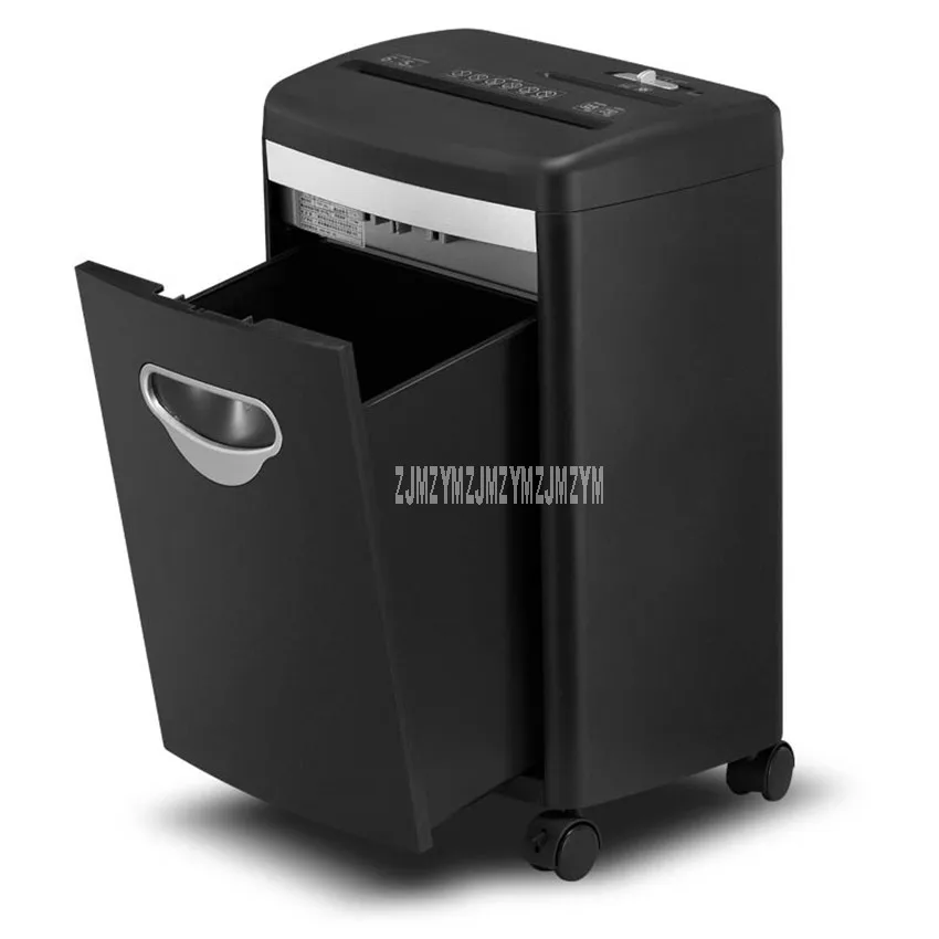 T618D 18L High Secrecy Level A4 Size Office Automatic Electric Paper Shredder Effect 3x12mm Electric Card Paper Crush Shredder