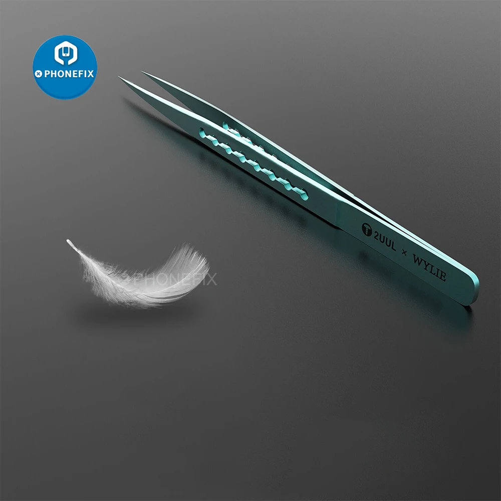 ملاقط من سبائك التيتانيوم ، مجموعة من 2uul WYLIE Ti11 لإصلاح اللوحة الأم لـ iPhone 12/12pro/12promax