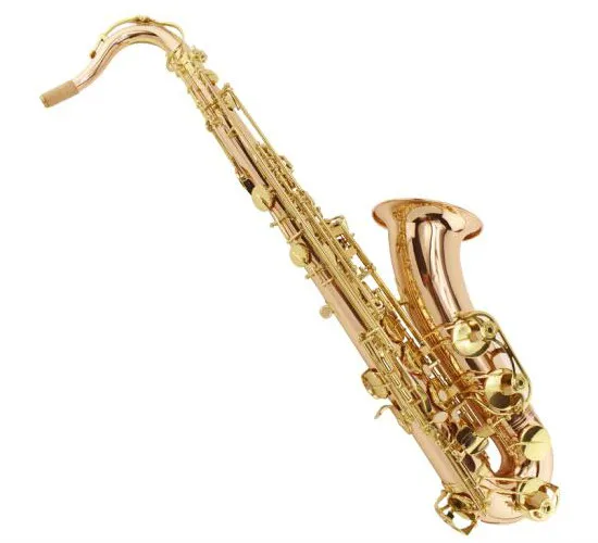 

MARGEWATE Bb Tenor Saxophone High Quality Phosphor Bronze Gold Lacquer B Flat Saxophone Playing Musical Instrument Sax with Case